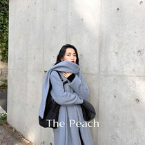 MICHELLY MO mohair fabric scarf decoration autumn winter coat resurrection