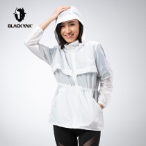 BLACKYAK Bleach Lady Outdoor Light WINDPROOF CLOTHING Splash Water Loose Motion Jacket MEW216
