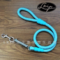  Japan LKIP new retractable dog chain explosion-proof punch ultra-light color traction rope for large dogs