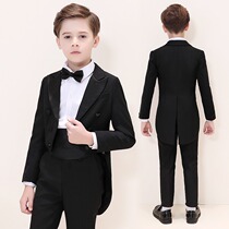Childrens tuxedo boys flower girl dress piano costume small host baby suit suit Wedding catwalk