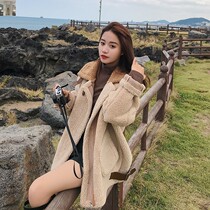 Kamanna lamb wool zipper jacket plush coat women Changshu City clothing city Wang Mengjie clothing firm