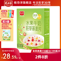 Fruit Milk Germ Oatmeal Instant Drink Coconut Cereal Breakfast 30gX16 bags