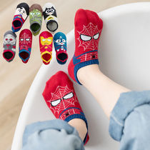 Baby children socks cotton Cartoon Summer thin animation Spider Man children Primary School students female boy baby boat Socks