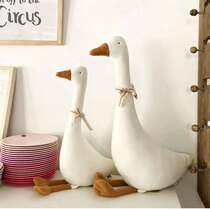 Big White Goose doll plush doll oversized girl bed pillow cute duck comfort sleeping doll