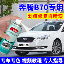 Pentium B70 paint pen silver beads black car scratch repair self-spray paint Hanhai blue cloud layer silver titanium gray Arctic White