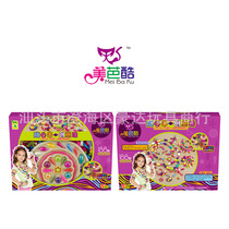 Childrens heart string pop beads beaded toy 188 grain set girl DIY handmade cordless necklace bracelet wearing beads