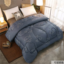 Simple single quilt double cotton bedding winter quilt padded cotton warm quilt core dormitory washable
