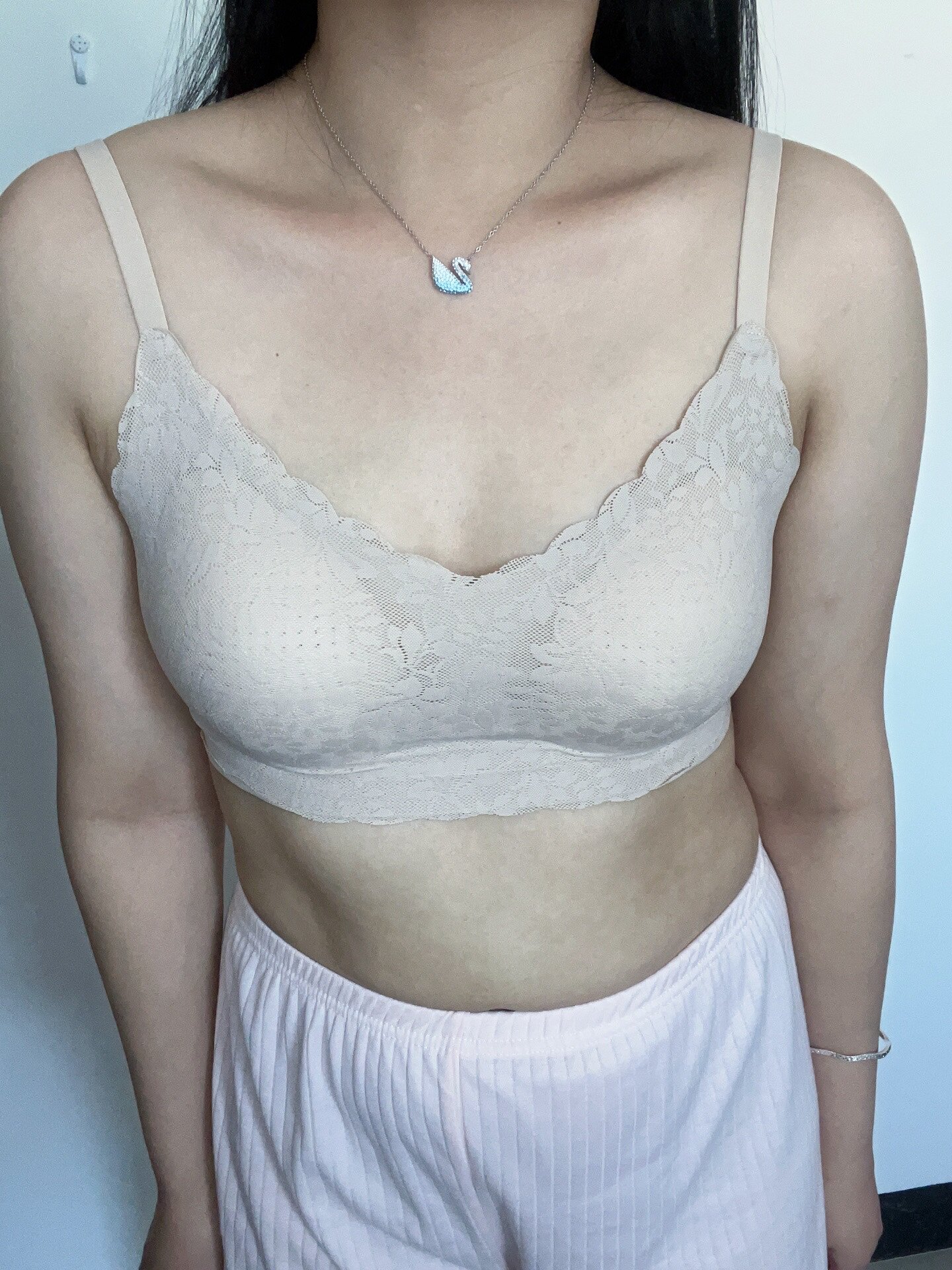 【小海豚内衣】伊维斯小胸显大文胸微聚拢设计自然挺拔蕾丝元素精致浪漫