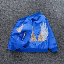 Childrens clothing boys autumn jacket jacket 2021 new spring and autumn Korean version of the big boy boy baseball uniform handsome trendy clothing