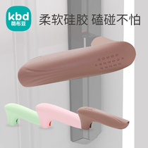 Door handles silicone protective sleeves Anti-crash cushion Childrens bedroom door toilet door handle Anti-touch Winter Antistatic