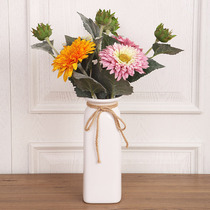 Bright Sunny Sunflower Emulation Flower Sunflower Bouquet Fake Floral Bouquet Gardener Decoration Flowers Living Room To Put Flowers