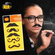 Halloween New Beard 6PCS Funny Beard Costume Ball Decorates COS Performance Prop