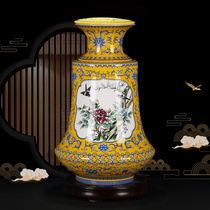 Night Market Pendulum in Hunan Province Ceramics Art Master Zhang Zhens work enamel Vase Pendulum of Pendulum Ware NX019
