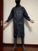 Homeland Line Conjoined Lengthened Raincoat Fishing Waterproof Site Wind Clothing Style Security Patrol Station Guard Duty Lau Bao Raincoat