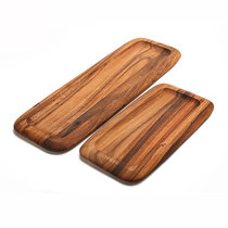 Shixi rectangular pallet solid wood tea plate meals cake pastry creative Japanese dish tea tray