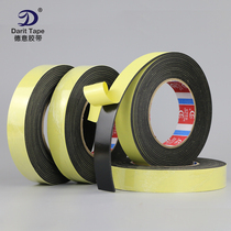 Strong adhesive force EVA black foam single-sided adhesive tape shockproof anti-crash sealing sponge adhesive tape with 1-2-3mm thickness