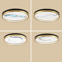 New Chinese all copper ceiling lamp modern simple bedroom lamp led personality creative sun desk lamp wall painting Lamp Lamp