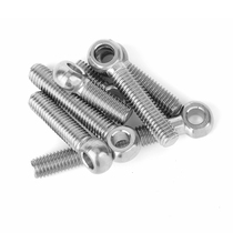 304 stainless steel joint sheep eye screw with hole ring screw O-ring fisheye Bolt M5M6M810