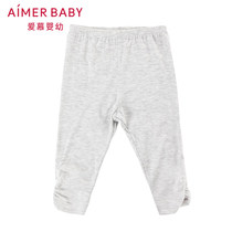 Adoring children 1 year old baby girl young baby 90 yards 100 yards all-in-one basic leggings summer seven-point pants