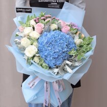 Champagne Rose Guangdong Shenzhen Luohu Futian Nanshan Baoan Longgang District Salt Field Zone Tongcheng Fresh flower shop Express