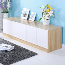 Solid wood bay window cabinet window sill locker balcony cabinet base cabinet low cabinet TV cabinet balcony locker simple cabinet customization