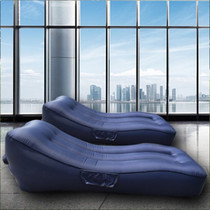 Fast portable inflatable sofa blowing bed outdoor lazy sofa Net Red Air single sleeping bag lunch bed