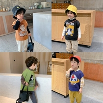 Boy needle loom sweater jacket head child clothing spring autumn baby jacket autumn clothes small childrens vest Machia 2020 new