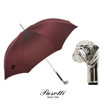 pasotti Italy imported light luxury sunny rain parasol dual-use handmade double wine red bullfight