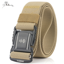 New magnetic tactical buckle belt for men and women fashion trend casual Joker breathable canvas multifunctional belt