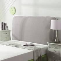 Bed back cover arc new cloth bed clip cotton cover net red optional bedspread light gray flannel cover bed back