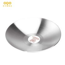 OQO euro stainless steel household plate seasoning dish snack dish vinegar soy sauce saucer seasoning dish saucer 506160