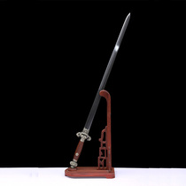 Fine eight-sided Qing Stegosaurus pattern Stegosaurus Quanhe word size sword shop production pattern steel sword collection unopened blade