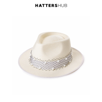 Hat Shihui Hat Female Summer English Vintage Straw Hat Mesh Top Hat Travel Beach Hat Joker Sun Hat