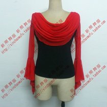 2019 new Morden National Peugmark Dancing on the Square Dance Ballroom Dance Dress Lady Blouse S84