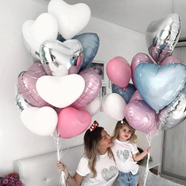 18 Inch Heart-shaped Aluminum Film Balloon Birthday Decoration Romantic Creativity Courthouse Wedding Wedding Love Arrangement Decoration
