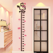 Wall sticker gauge wall sticker measuring ruler arranged acrylic measuring instrument 3d childrens room height cartoon student test