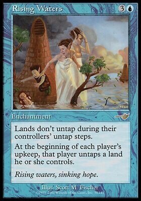 5 dogs tcg] Magic: The Gathering water level rises English rising waters nem