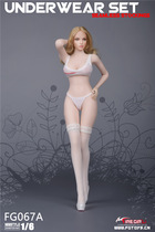 Spot Tuoyishi Fire Girl Toys 1 6 FG067 new seamless stockings underwear set three colors