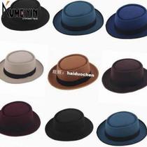 =2020 new  Fashion Men Classic Felt Pork Pie Porkpie fedora