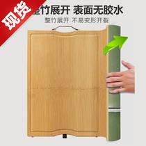 Antibacterial and mildew-proof cutting board solid wood home kitchen chopping block whole bamboo case plate cut vegetable plate fruit plate large number of rolling surface 3 boards