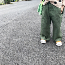 City of beauty girl baby loose casual wide leg pants 2019 autumn new girl dress foreign style