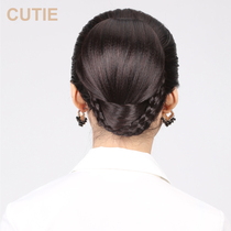Delicate hair wig hair bag meatball head Realistic bud head plate hair wig Bridal buckle hair bag hair ring