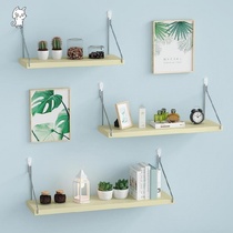 Restaurant wall frame creative punched flat wall wall living room simple bedroom wall to put books on photo album