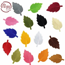 Down jacket stickers self-adhesive hot stamping new size leaf embroidery flower cloth stickers clothes patch hole repair