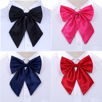 Professional uniform work clothes bank etiquette activities performance solid color collar bow bow tie female students Children