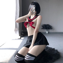 Master I superwell sweet and sweet bow tie-strap bra maid student JK uniform Plexey Girls Sailor Sailor Suit