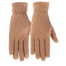  Warm in winter spring and autumn cycling and winter gloves womens thin plus velvet windproof thickening five fingers autumn and winter cold protection