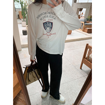 ALIN Custom big code Womens dress Fat sister mm Slim Fit blouse 200 catty American retro T-shirt Long sleeve spring