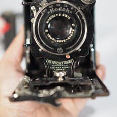 Камеры 西洋古董老物件美国柯达kodak 方盒式 折叠皮腔相机 风琴相机7品