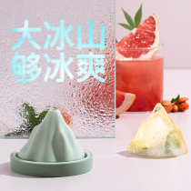 Snow Mountain Model Frozen Ice Cubes Molds Silicone Food Grade Creative Ice Box Home Whisky Fridge Ice large number